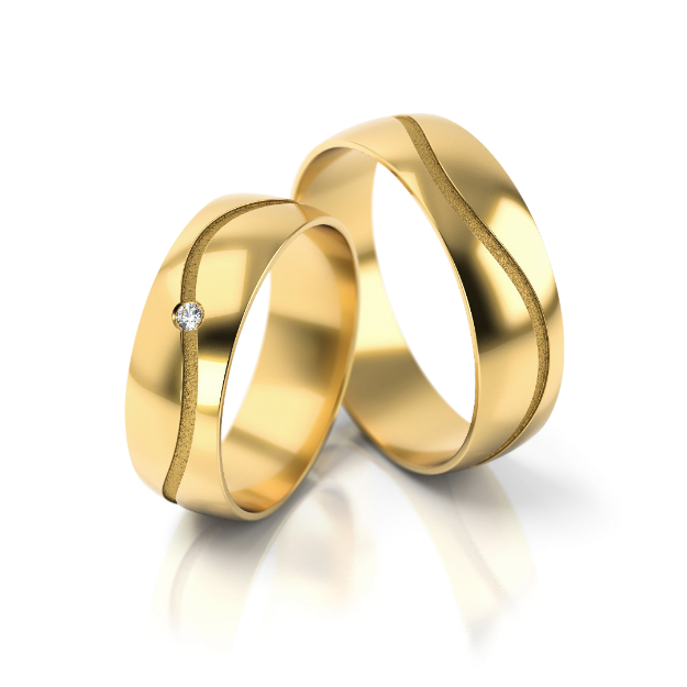 Bild von Trauringe "Flow" - 286 G