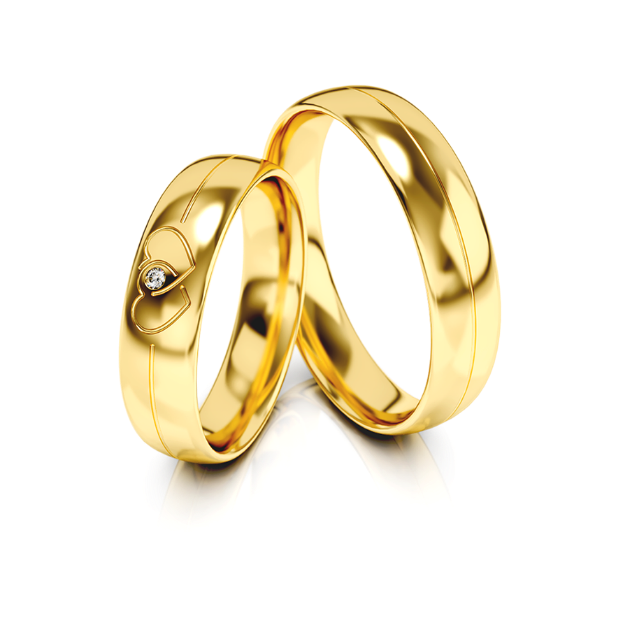 Bild von Trauringe "Romantische"_330 G