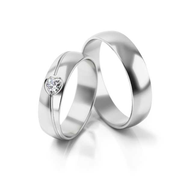 Bild von Trauringe "Romantisch"_295 W