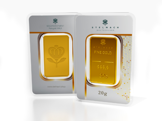 Bild von Goldbarren 20g –  999,9 Gold  